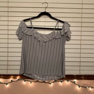 stripped off the shoulder shirt!!
